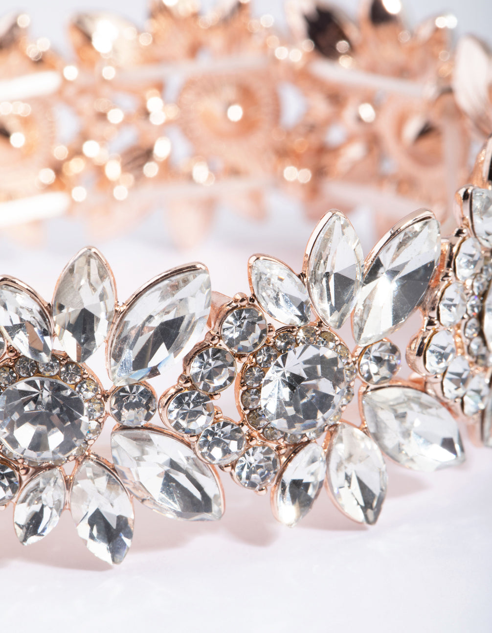 Rose Gold Diamante Bracelet