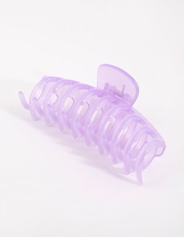 Large Matte Lilac Claw