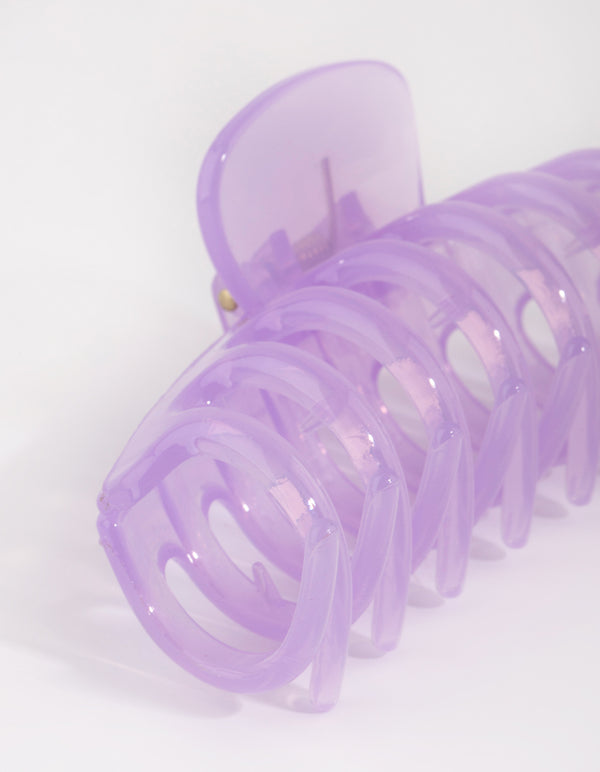 Large Matte Lilac Claw