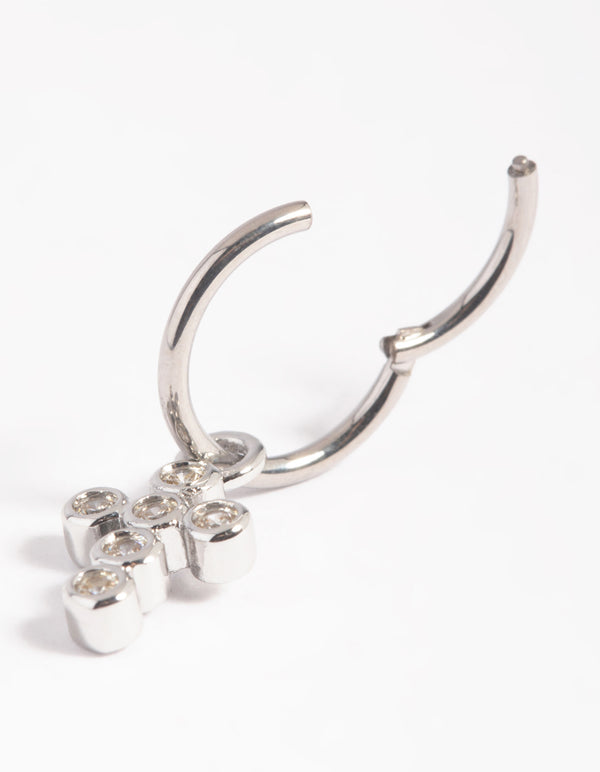 Titanium Crystal Cross Clicker