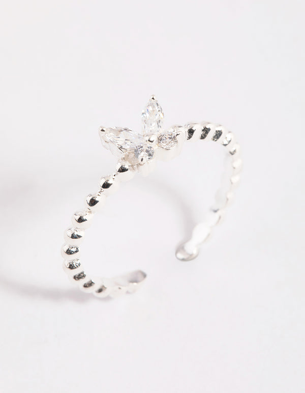 Sterling Silver Butterfly Ring