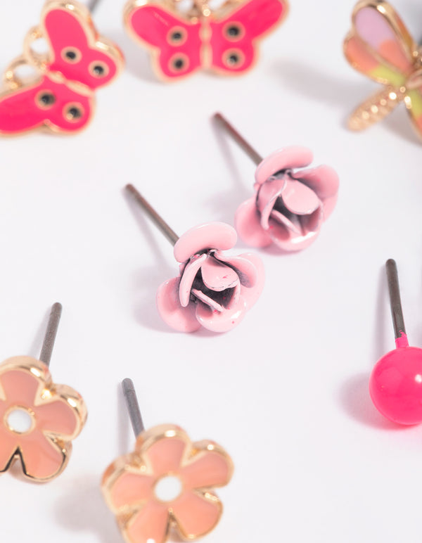 Kids Pretty Garden Stud Earring 6-Pack