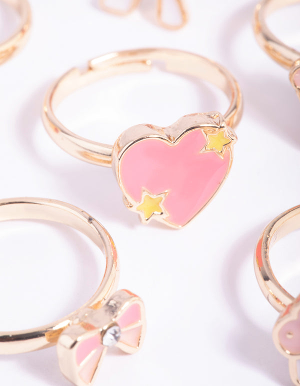 Kids Dessert Bow Rings