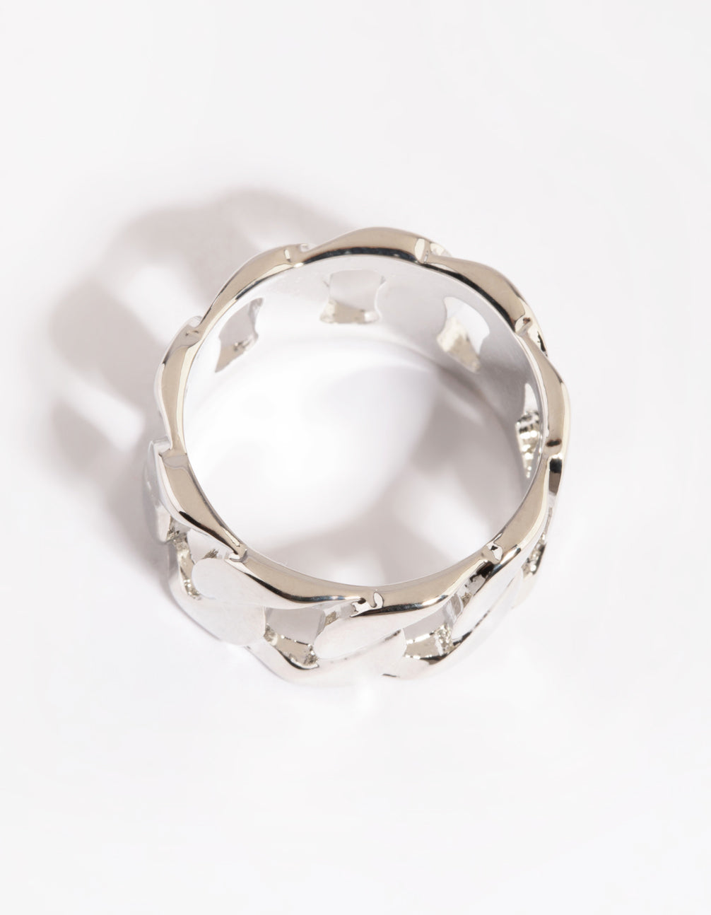 Silver Chain Link Ring