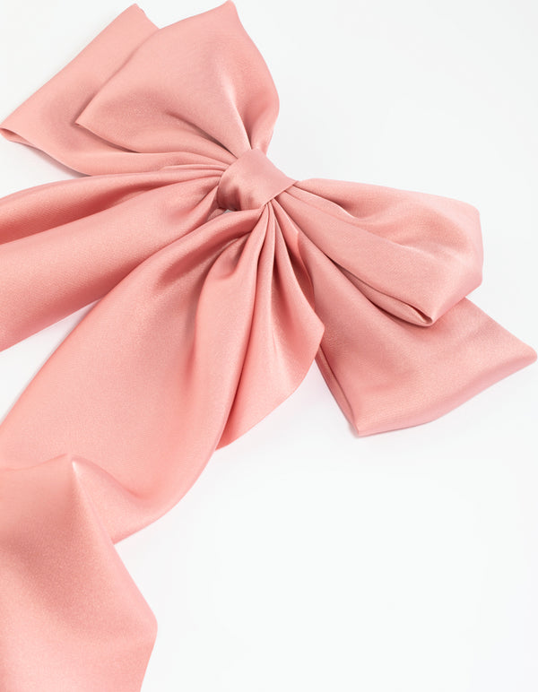 Pink Bow Clip