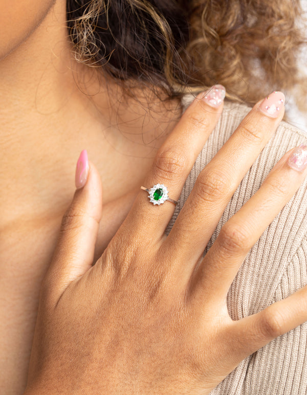 Sterling Silver Royal Bling Ring