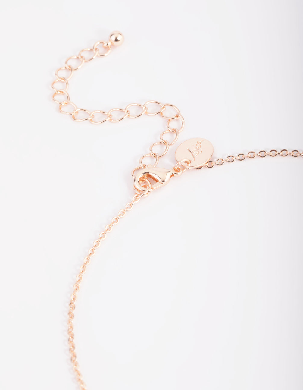 Rose Gold Moon Layered Necklace
