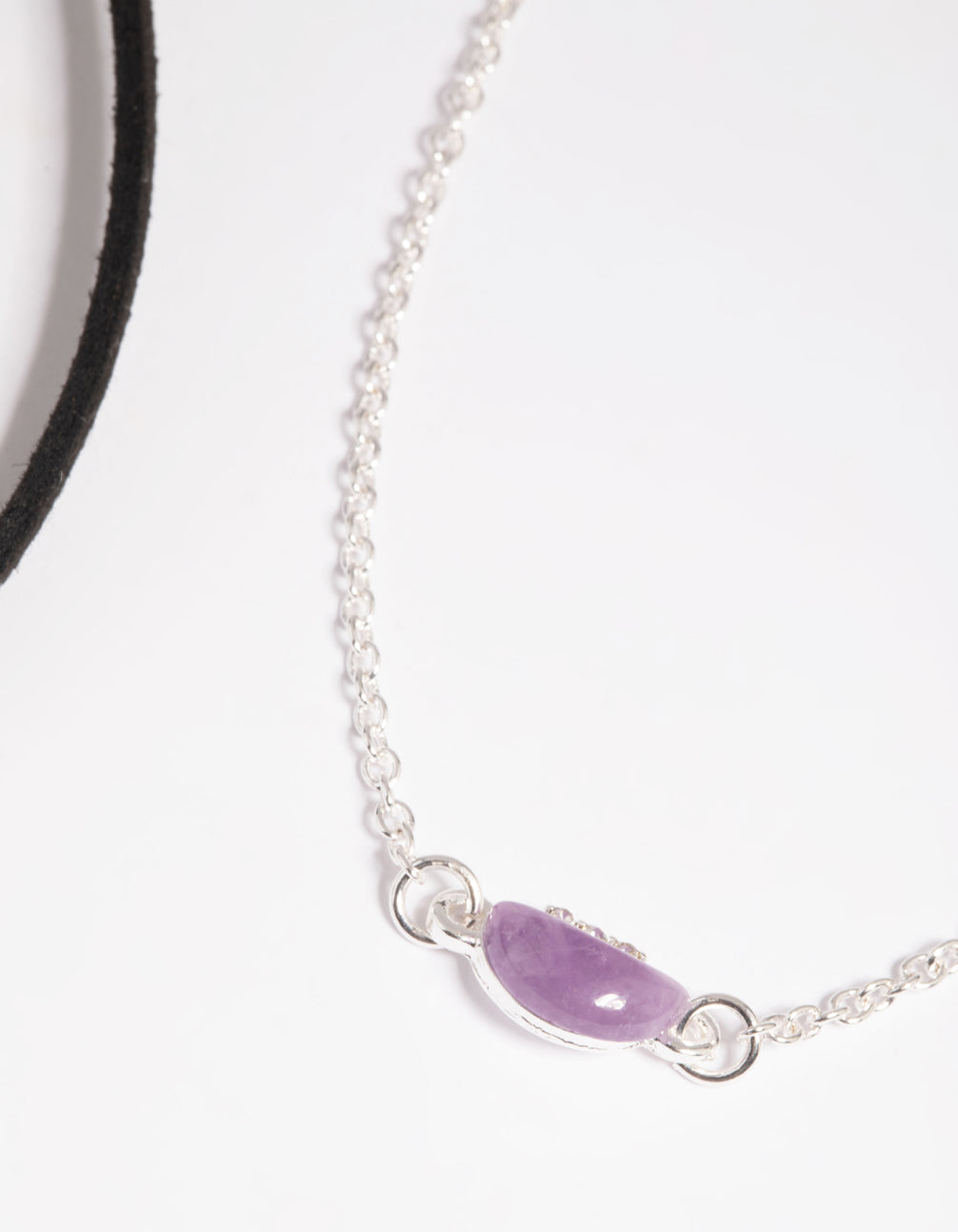 Mixed Metal Semi-Precious Stone Jingle Choker
