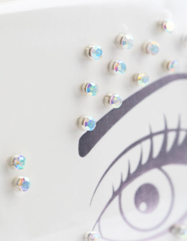 Round Diamante Face Jewels