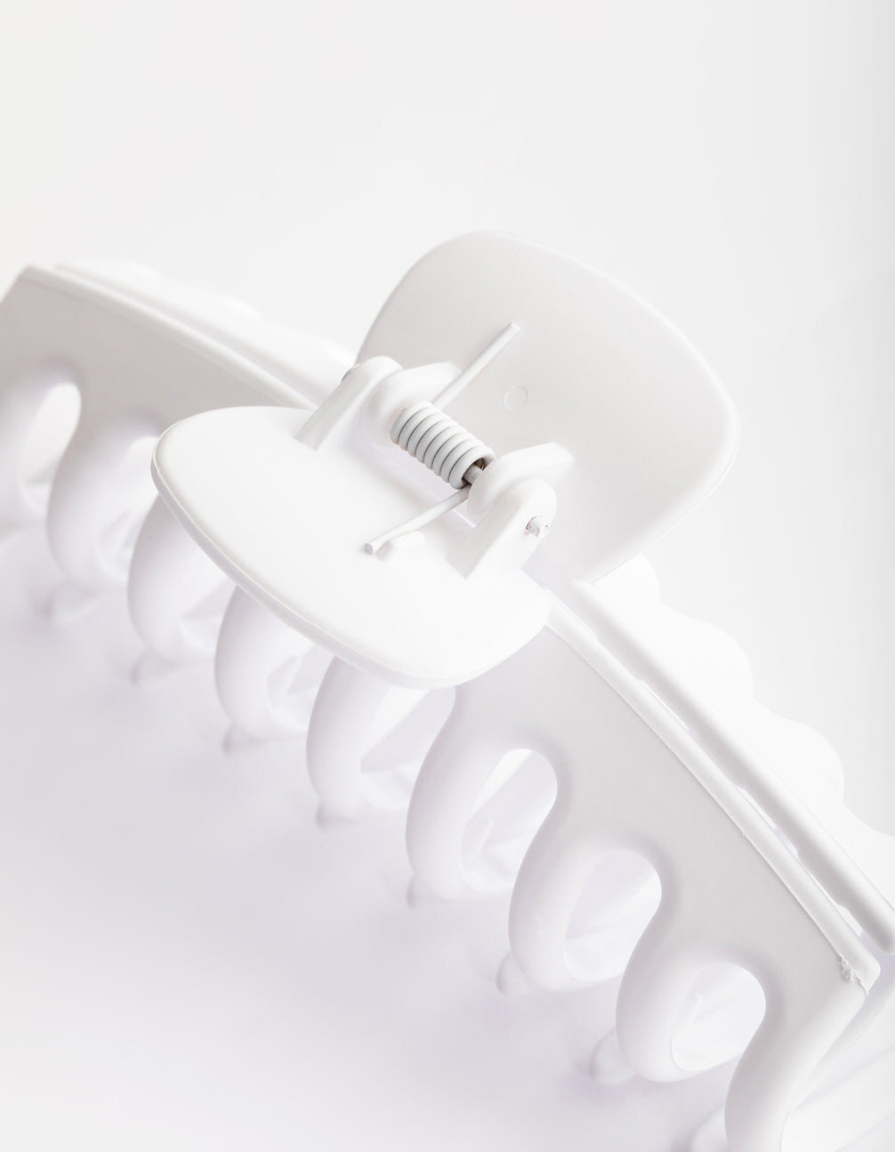 White Matte Rubber 11cm Coated Claw