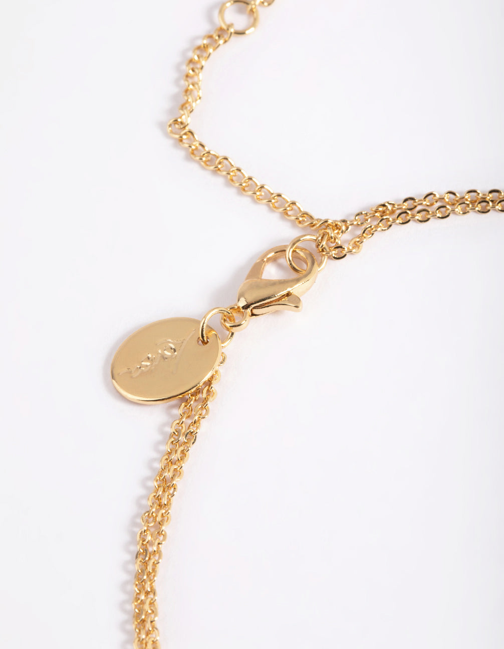 Gold Plated Double Freshwater Pearl Layered Necklace