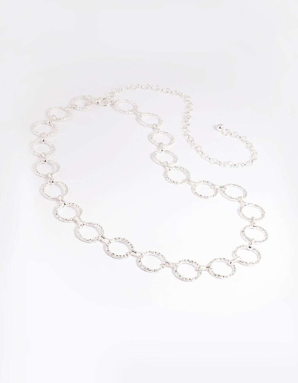 Silver Circle Link Belt