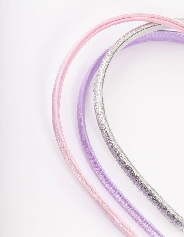 Kids Glitter & Satin Headband Pack