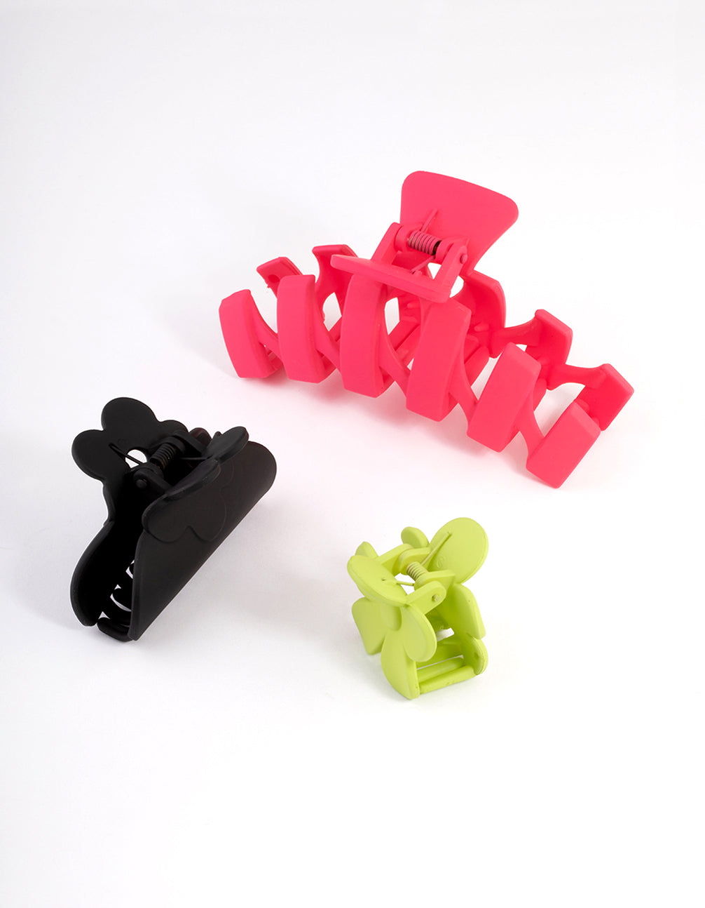 Plastic Swirl Flower Claw Pack