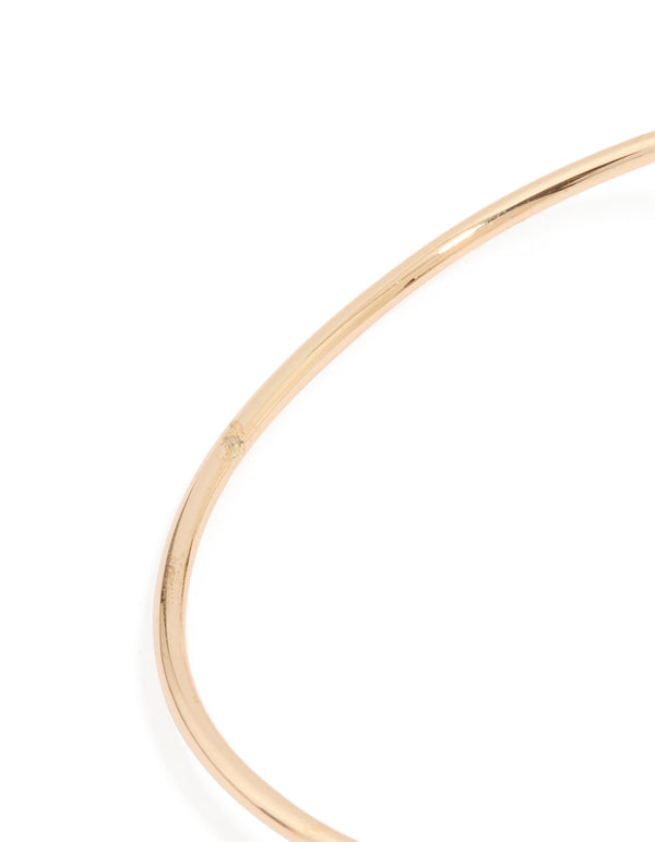 Gold Leaf Wrap Cuff Bangle