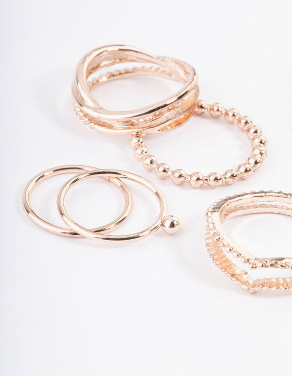 Rose Gold Mixed Ball Band Pack