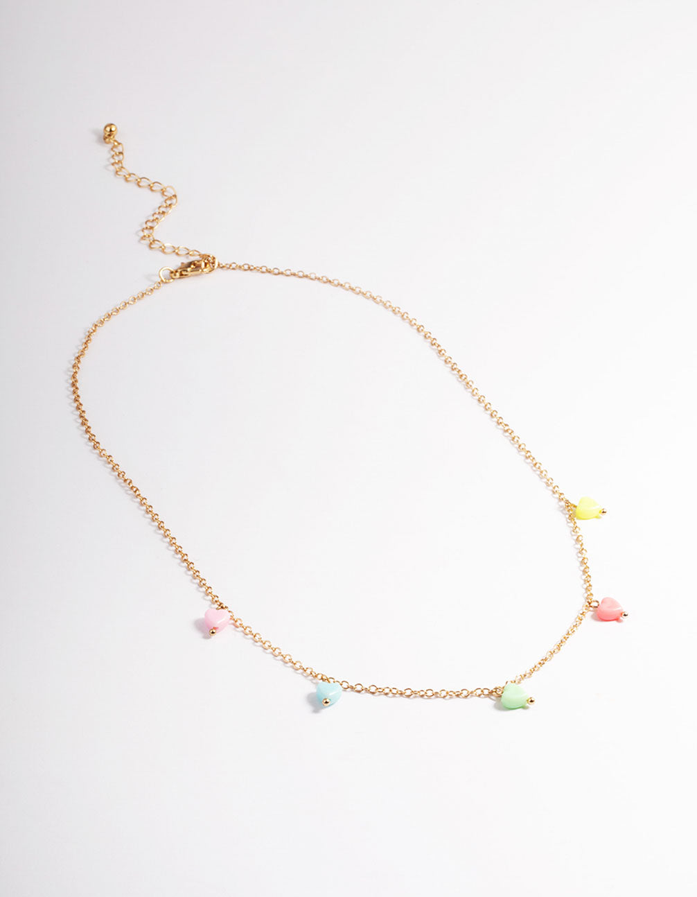 Gold Candy Heart Necklace