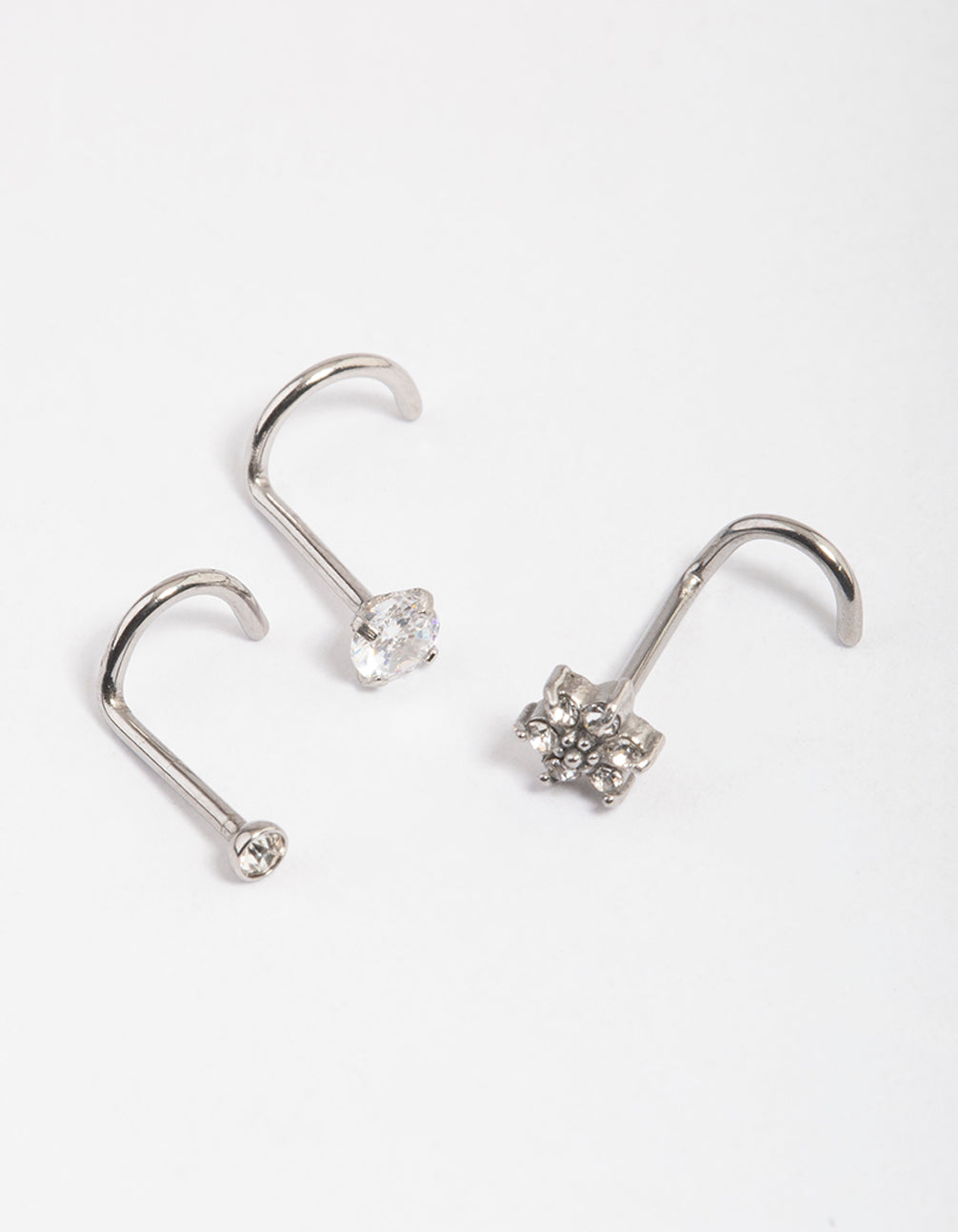Surgical Steel Flower Nose Pack