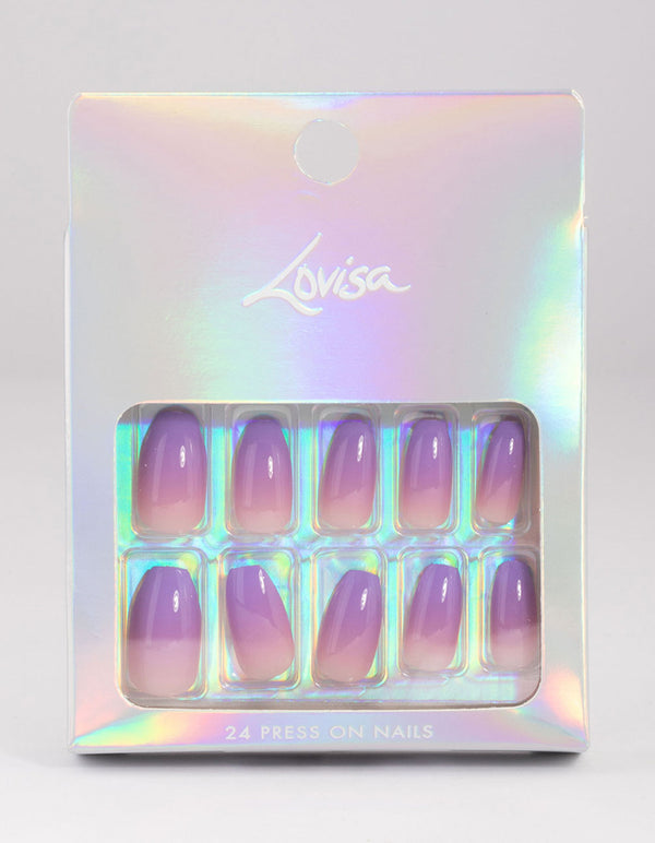 Lilac Sunset Press On Nails