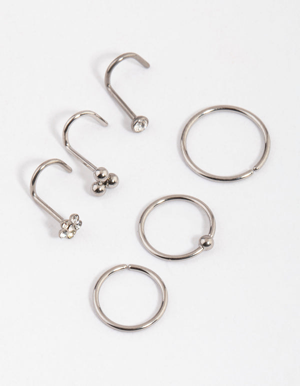 Titanium Flower & Trio Ball Nose 6-Pack