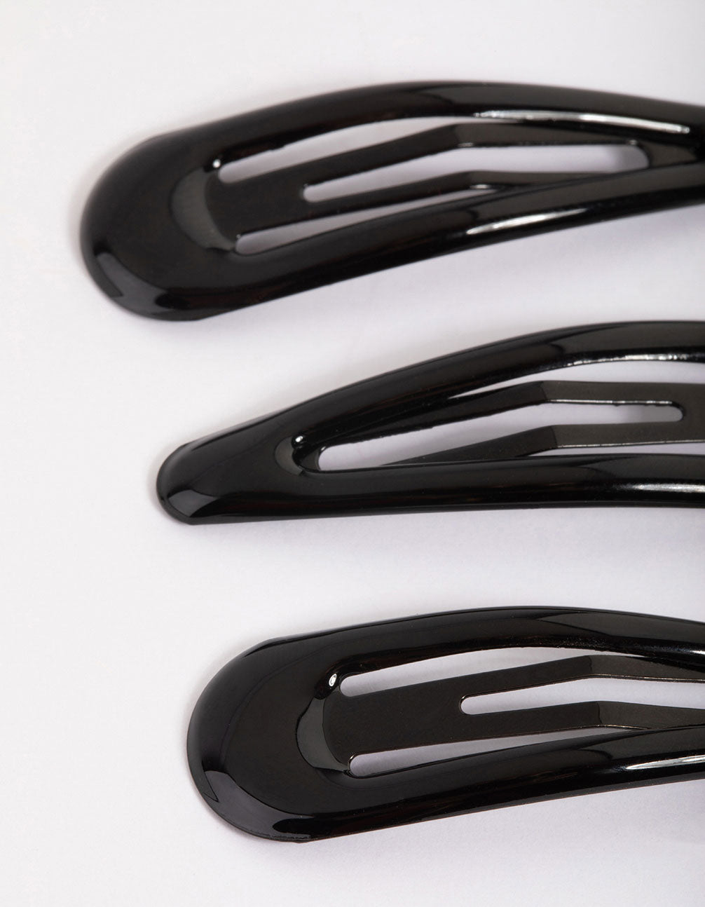 Coated Black Bubble Snap Clip Pack