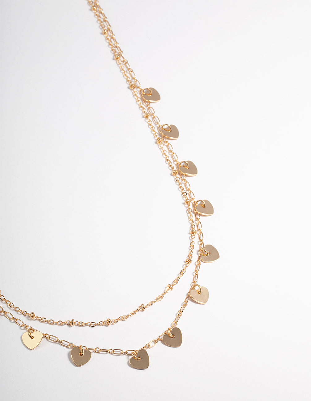 Gold Triangle Layer Heart Waist Chain