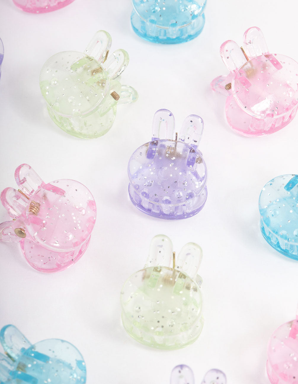Kids Bunny Hair Claw Clip Pack