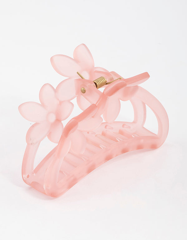 Plastic Flower Claw Clip 9cm