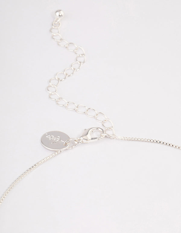 Silver Elegant Cross Necklace