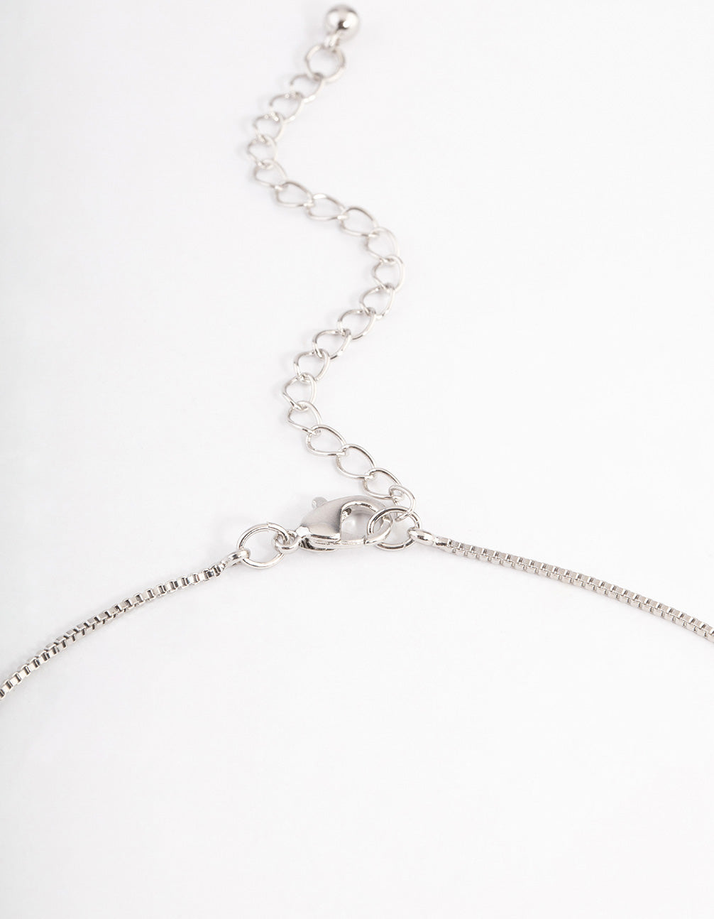 Silver Cubic Zirconia V-Shape Jewellery Set
