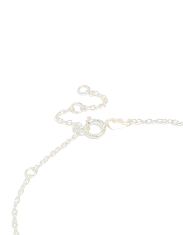 Sterling Silver Heart & Infinity Bracelet