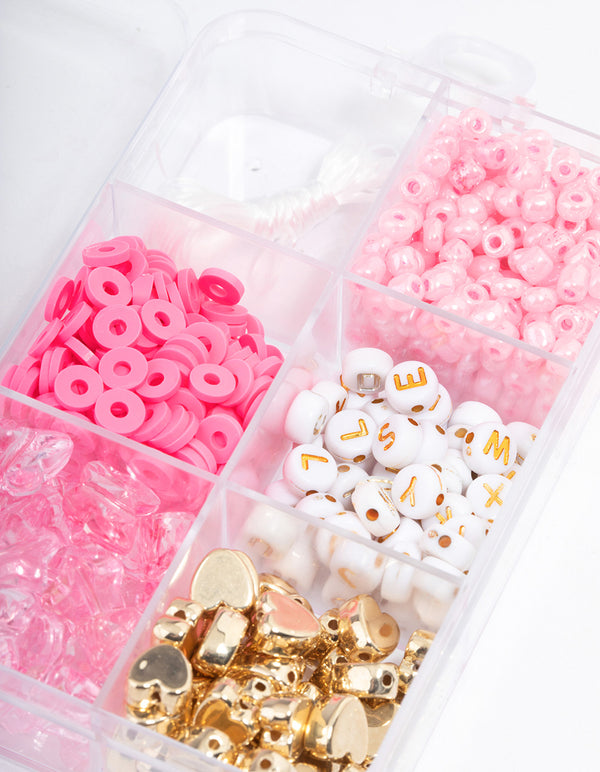 Gold Pink 'Make Your Own' Bead Kit