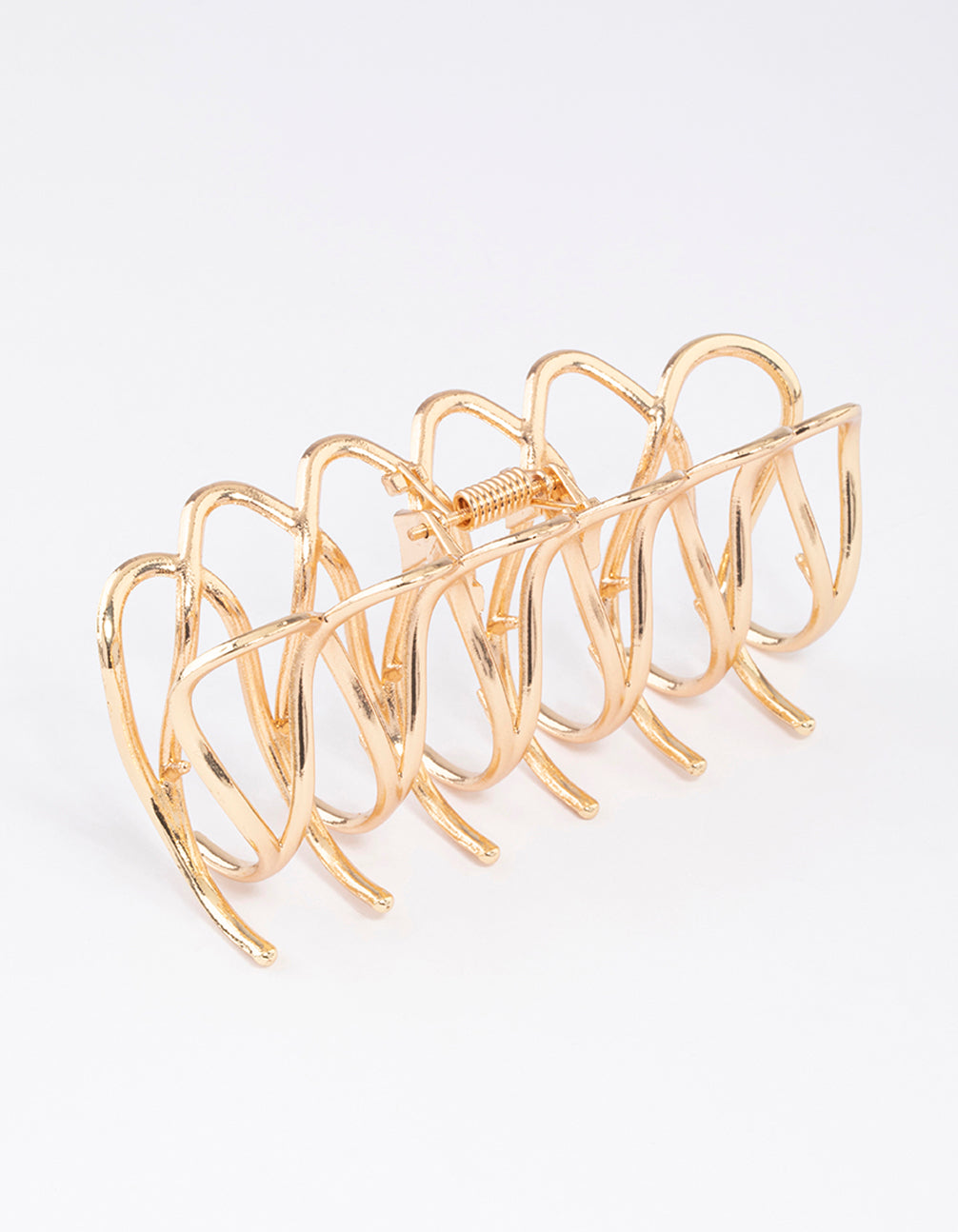 Gold Cut Out Molten Claw Clip