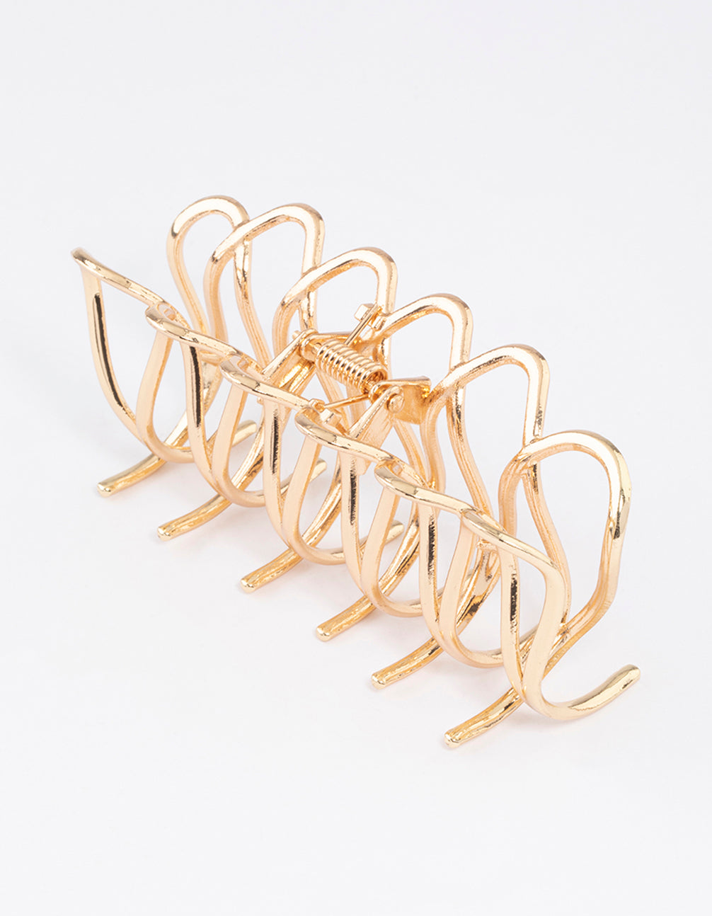 Gold Cut Out Molten Claw Clip