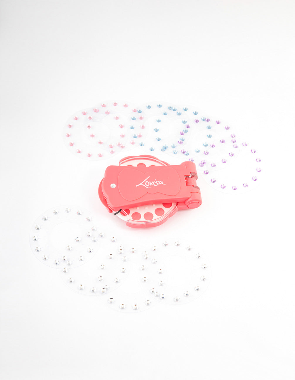 Hair Gem Stamper - Machine & 10-Pack Of Gems