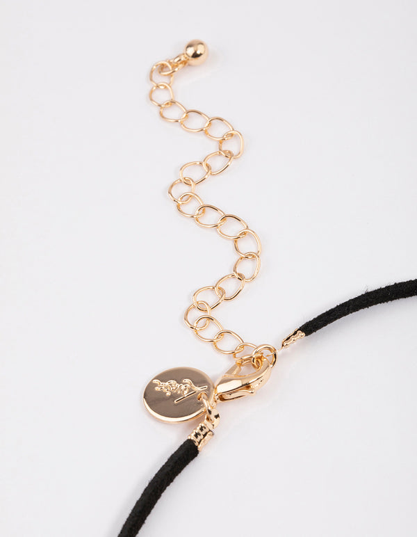 Gold Outline Heart Necklace