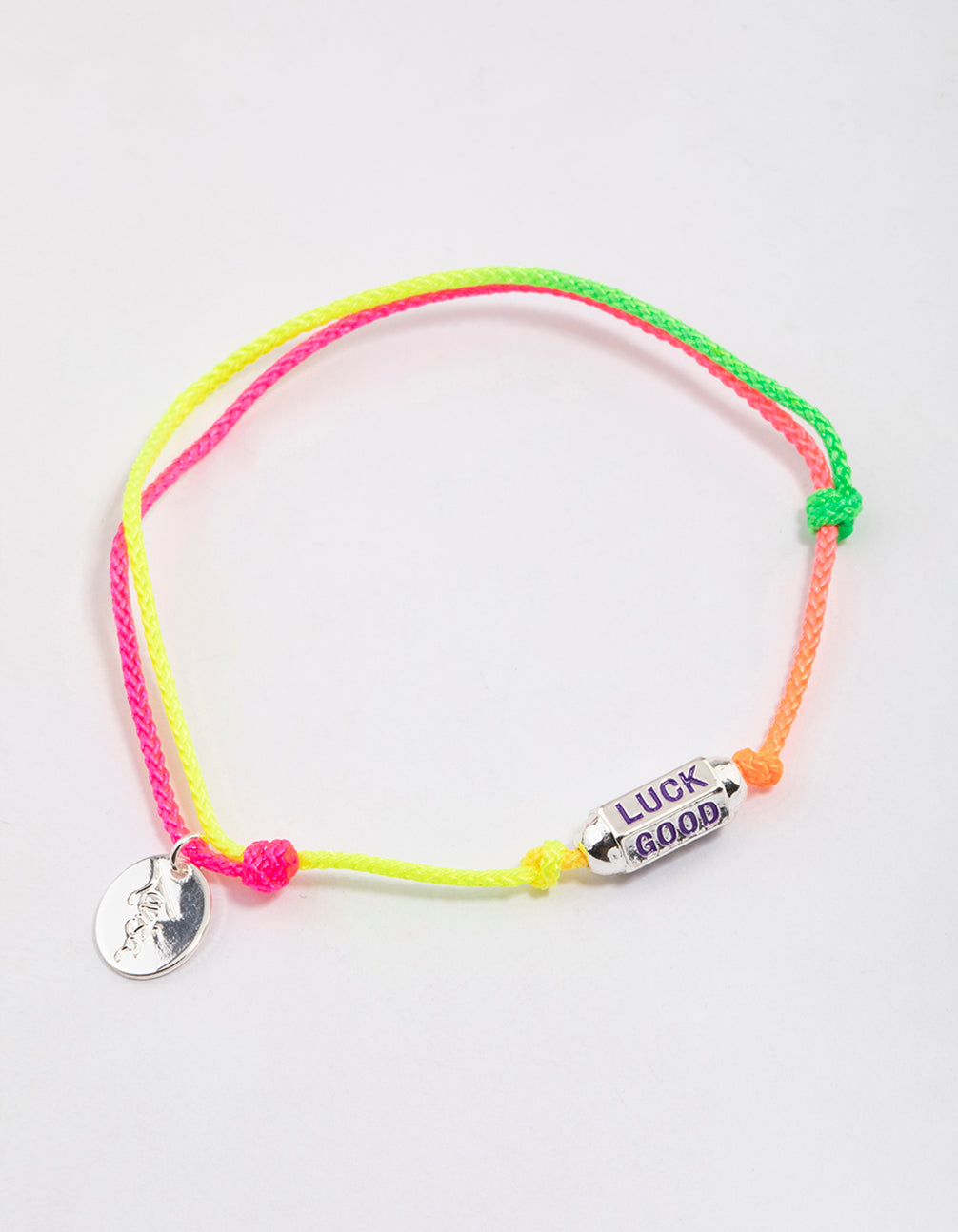 Fabric Good Luck Charm Toggle Bracelet