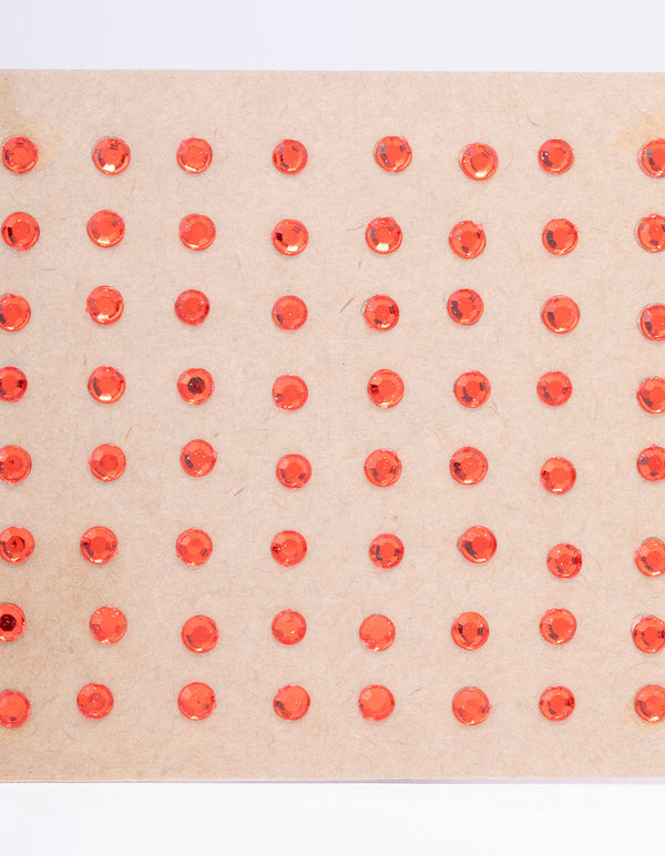 Red Diamante Face Jewels