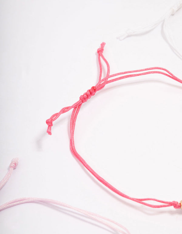 Kids Mixed Butterfly Bracelet 3-Pack