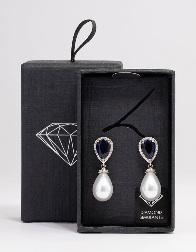 Silver Pearl Drop Earrings Lovisa