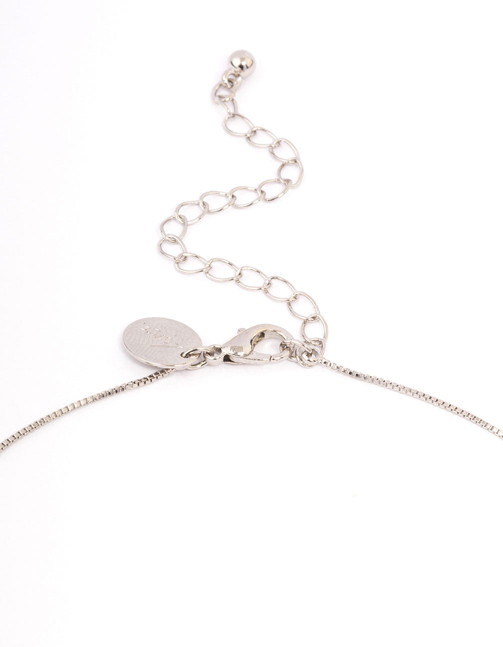 Silver Diamante Drop Jewellery Set