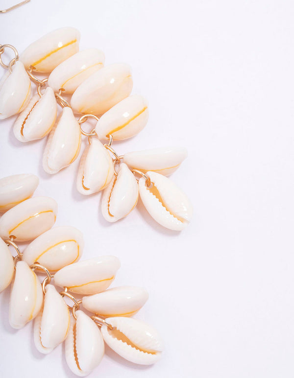 Natural Genuine Shell Drop Earrings