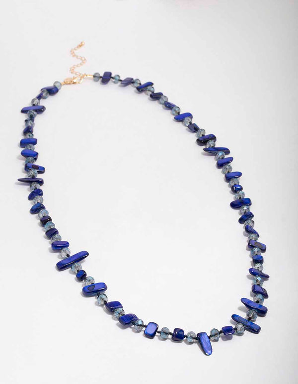 Blue Beaded Necklace