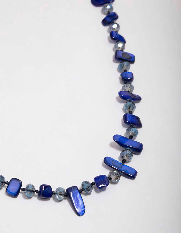 Blue Beaded Necklace