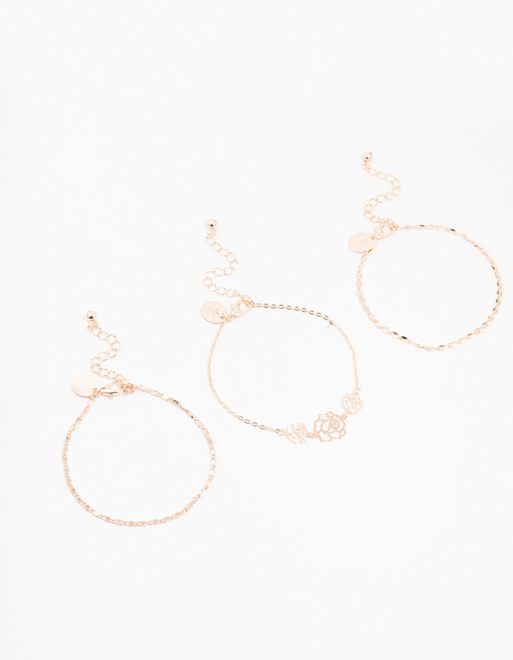 Rose Gold Bracelet 3-Pack