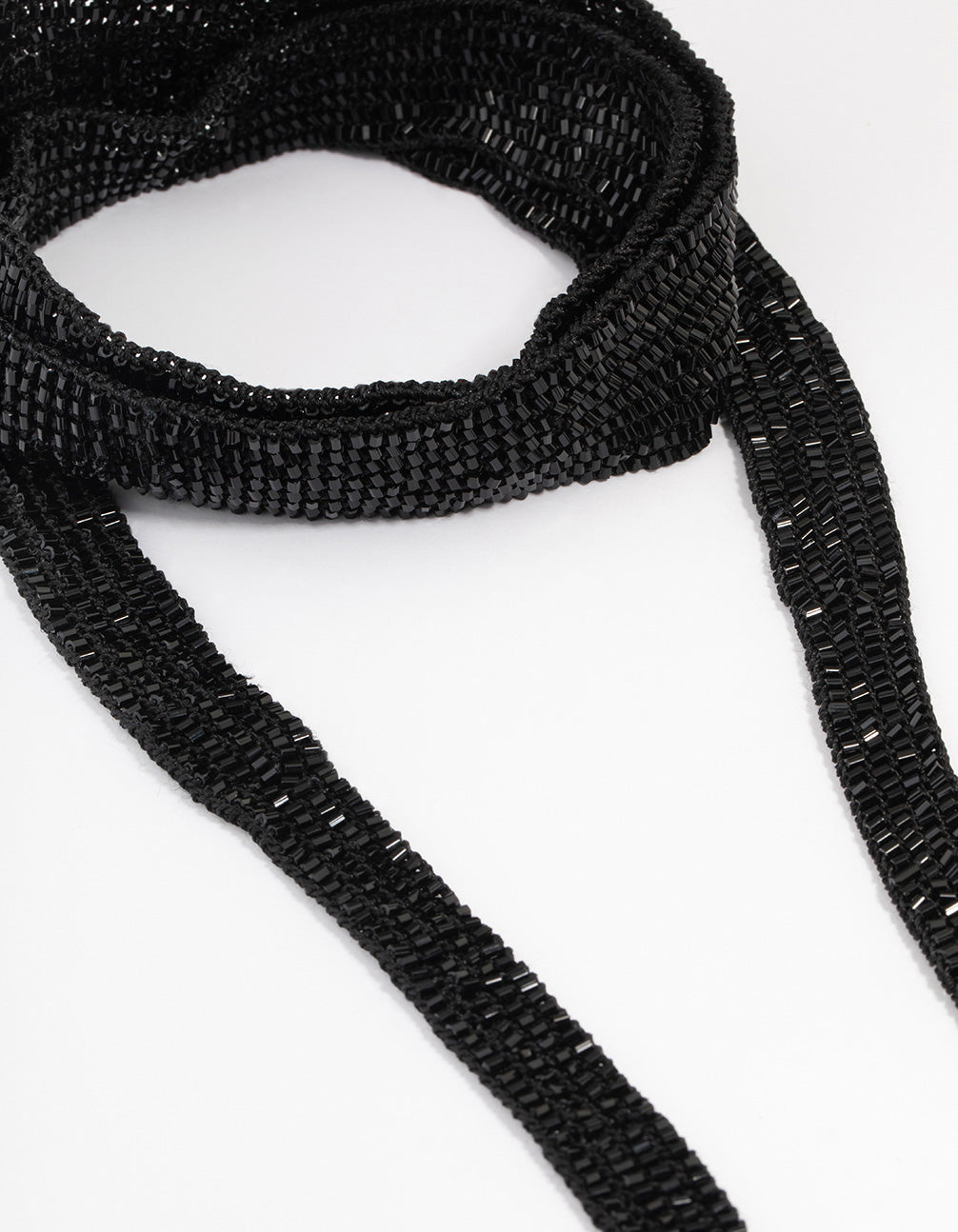 Thin Glass Beaded Scarf