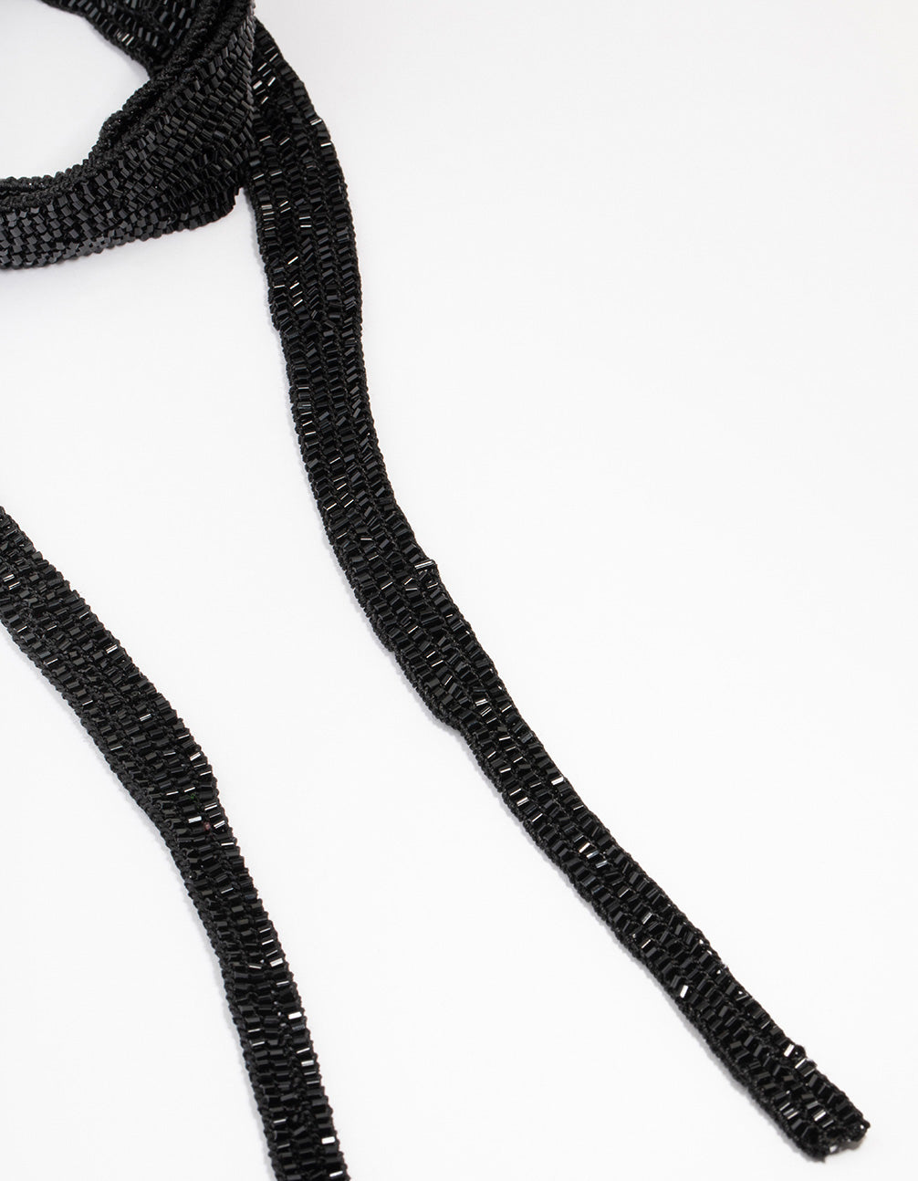 Thin Glass Beaded Scarf