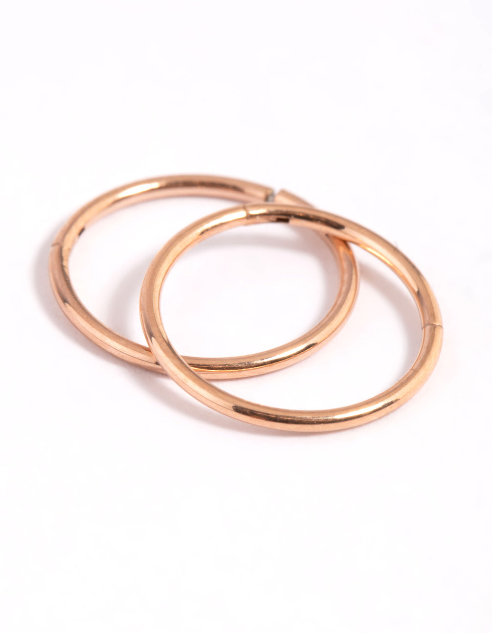 Rose Gold Plated Surgical Steel Sleeper Earrings