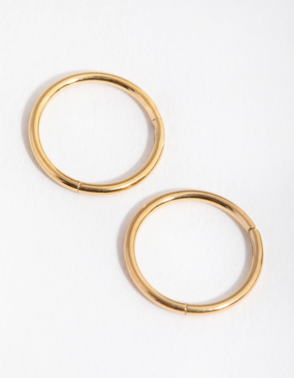 24 Carat Gold Plated Surgical Steel Sleeper 8mm Earrings