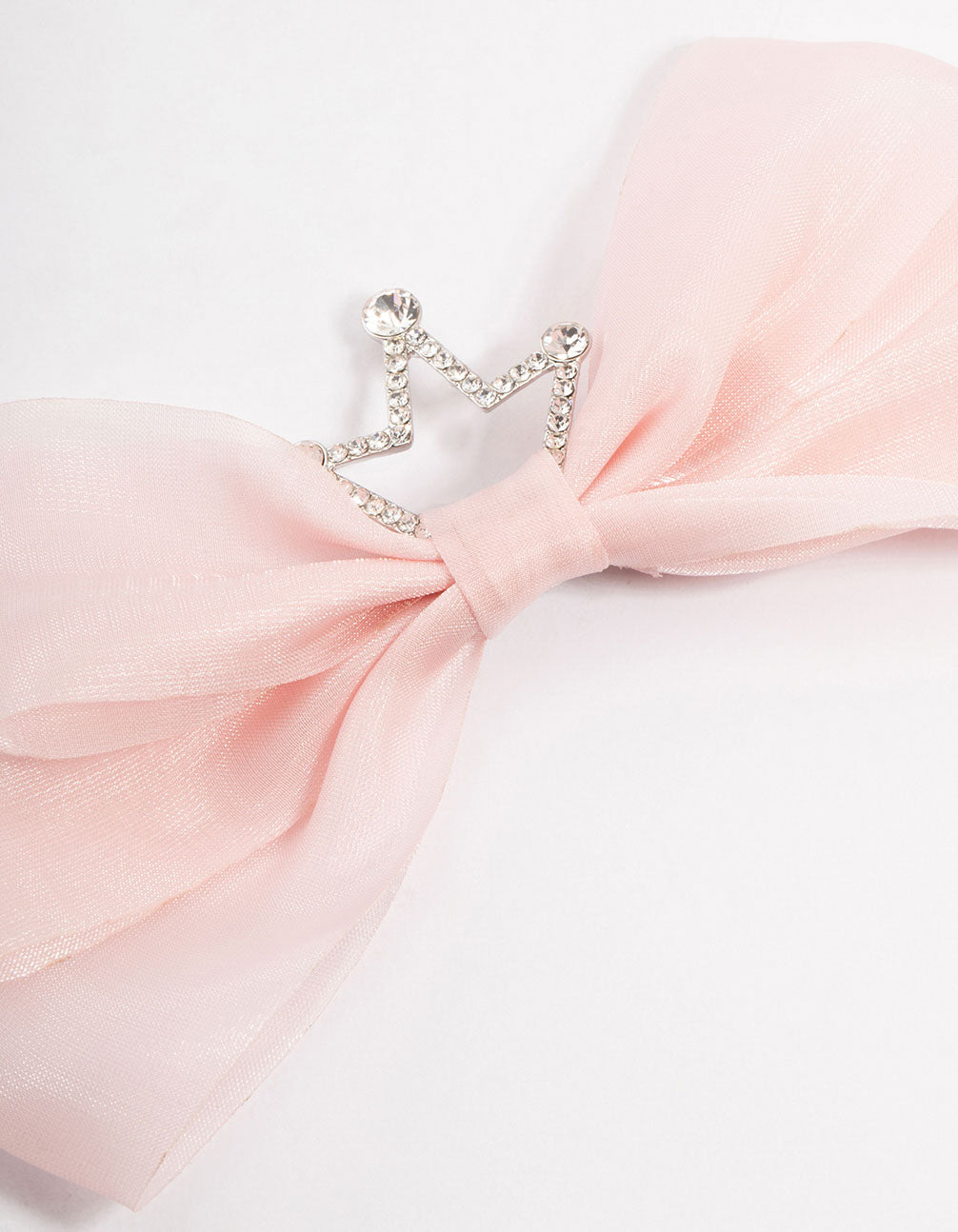 Kids Mixed Pink Tiara Bow Clip